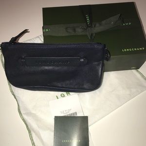 Longchamp leather 3d Clutch